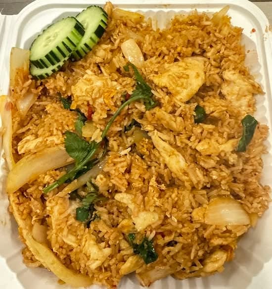 Red Curry Fried Rice.